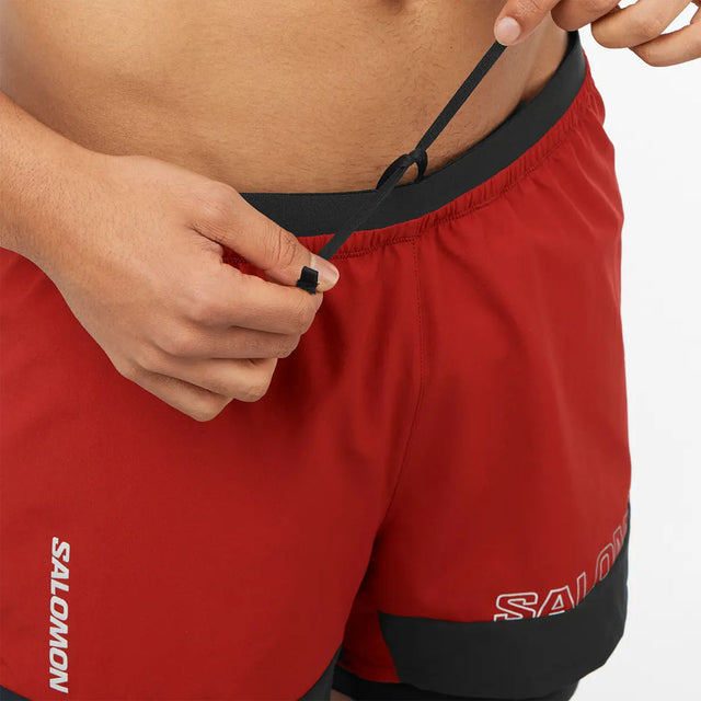 SALOMON CROSS 2IN1 SHORTS M - מכנס ריצה משולב גברים
