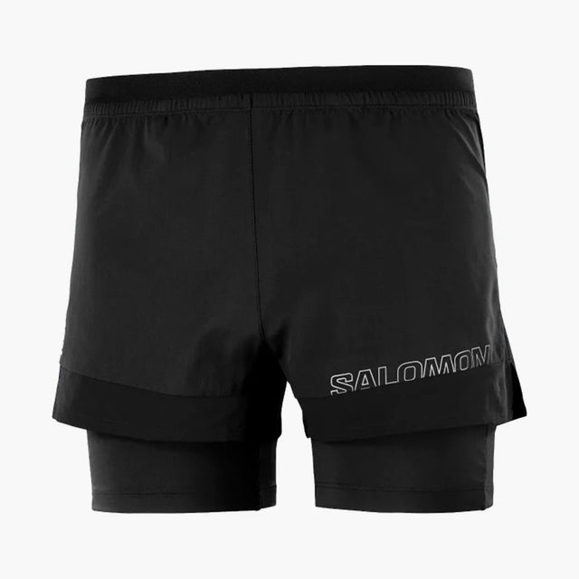 SALOMON CROSS 2IN1 SHORTS M - מכנס ריצה משולב גברים