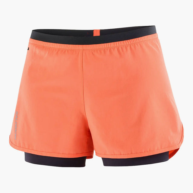 SALOMON CROSS 2IN1 SHORTS W - מכנס ריצה משולב נשים