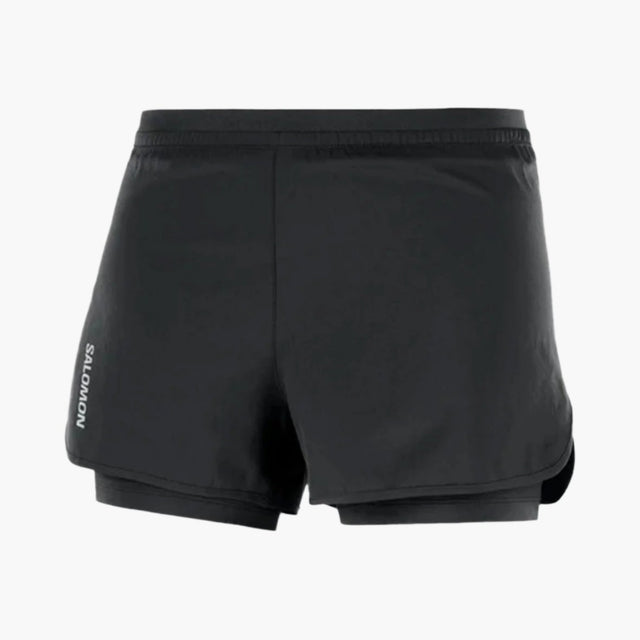SALOMON CROSS 2IN1 SHORTS W - מכנס ריצה משולב נשים