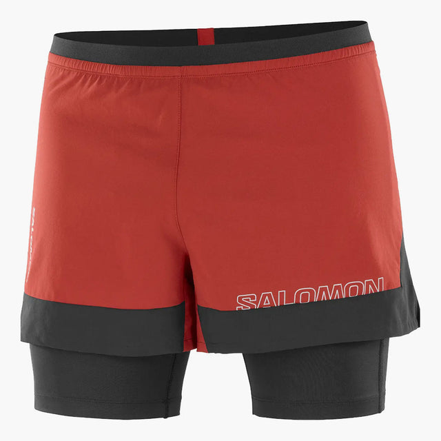 SALOMON CROSS 2IN1 SHORTS M - מכנס ריצה משולב גברים