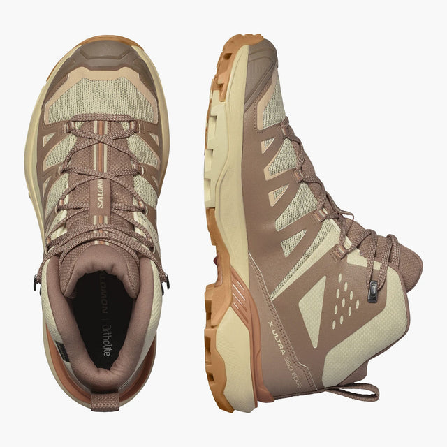 SALOMON X ULTRA 360 EDGE MID GORE-TEX - נעלי טיולים אטומות למים נשים
