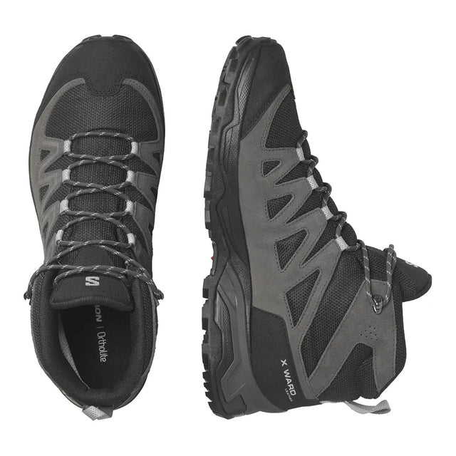SALOMON X WARD LEATHER MID GORE-TEX - נעלי טיולים לגברים סלומון