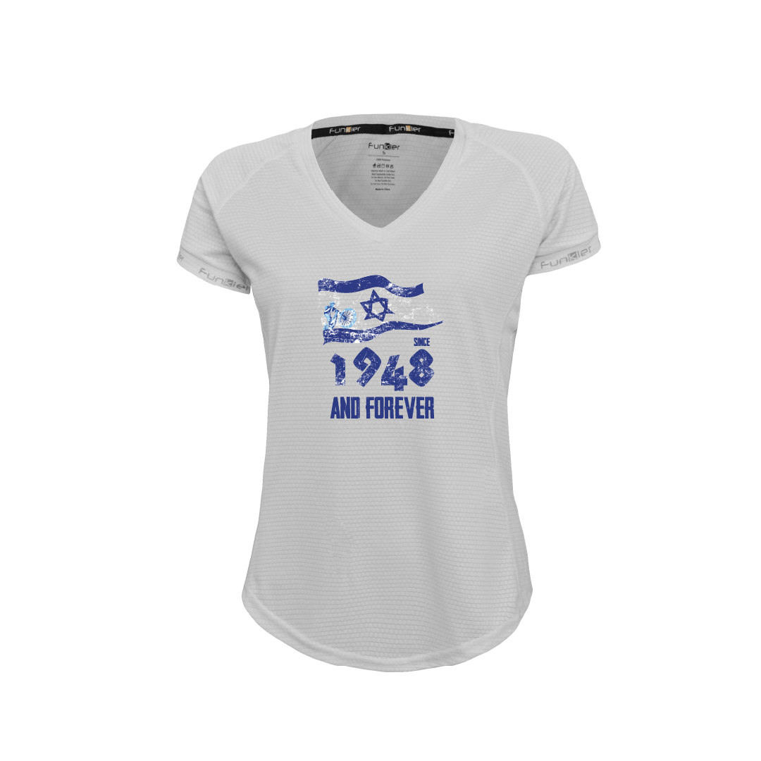 Funkier FOREVER ISRAEL - חולצת דרייפיט מנדפת עיצוב רכיבה