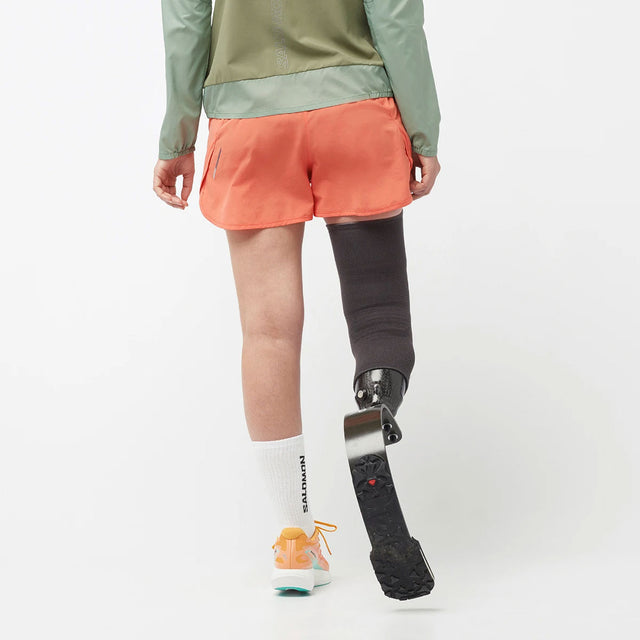 SALOMON CROSS 2IN1 SHORTS W - מכנס ריצה משולב נשים