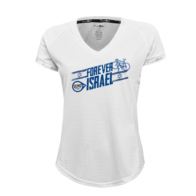 Funkier FOREVER ISRAEL - חולצת דרייפיט מנדפת עיצוב אופניים