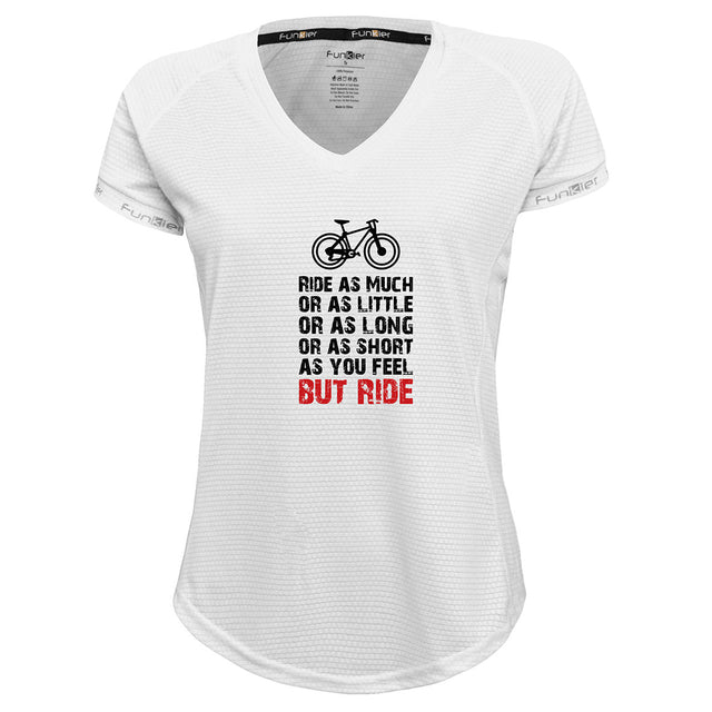 Funkier | לאוהבי רכיבה חולצת דרייפיט אופנתית גזרת נשים בעיצוב But Ride