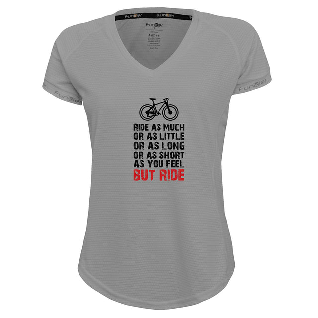 Funkier | לאוהבי רכיבה חולצת דרייפיט אופנתית גזרת נשים בעיצוב But Ride