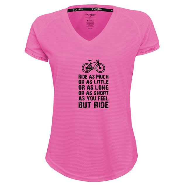 Funkier | לאוהבי רכיבה חולצת דרייפיט אופנתית גזרת נשים בעיצוב But Ride