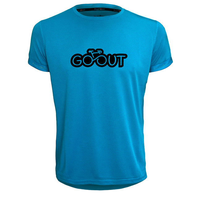 Funkier | לאוהבי רכיבה חולצת דרייפיט אופנתית גזרת יוניסקס בעיצוב Go Out