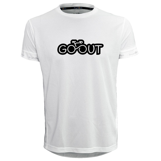 Funkier | לאוהבי רכיבה חולצת דרייפיט אופנתית גזרת יוניסקס בעיצוב Go Out