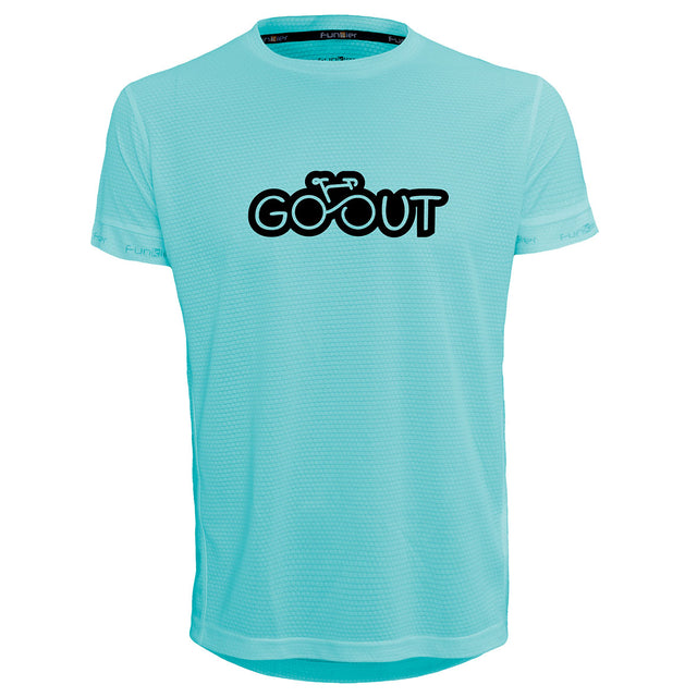 Funkier | לאוהבי רכיבה חולצת דרייפיט אופנתית גזרת יוניסקס בעיצוב Go Out