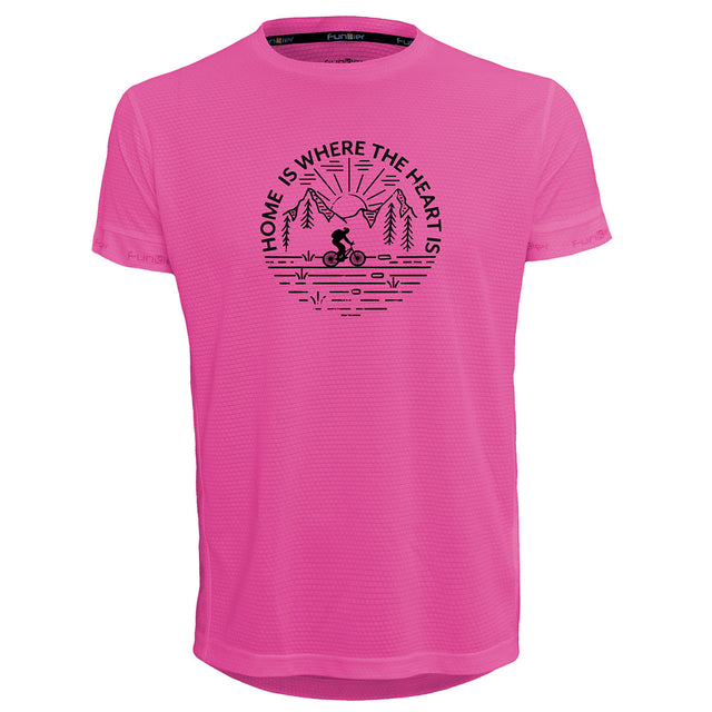 Funkier | לאוהבי רכיבה חולצת דרייפיט אופנתית גזרת יוניסקס בעיצוב HOME IS WHERE THE HEART IS