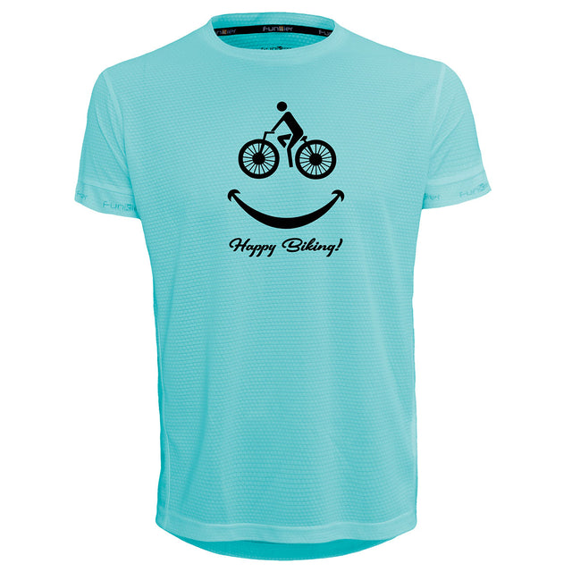 Funkier | לאוהבי רכיבה חולצת דרייפיט אופנתית גזרת יוניסקס בעיצוב Happy Biking