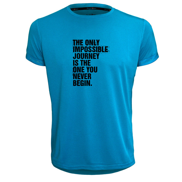 Funkier | מתנה לאוהבי רכיבה וריצה חולצת דרייפיט אופנתית גזרת יוניסקס בעיצוב JOURNEY