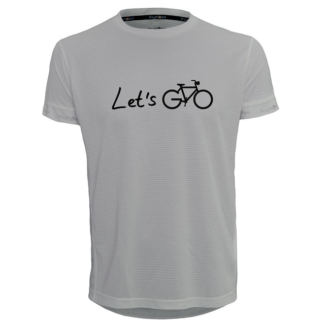 Funkier | לאוהבי רכיבה חולצת דרייפיט אופנתית גזרת יוניסקס בעיצוב LET'S GO