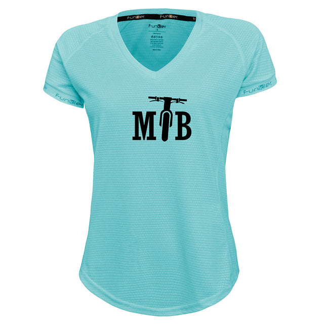 Funkier | לאוהבי רכיבה חולצת דרייפיט אופנתית גזרת נשים בעיצוב MTB