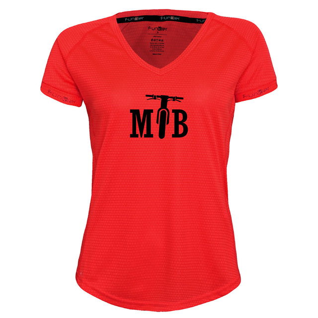 Funkier | לאוהבי רכיבה חולצת דרייפיט אופנתית גזרת נשים בעיצוב MTB