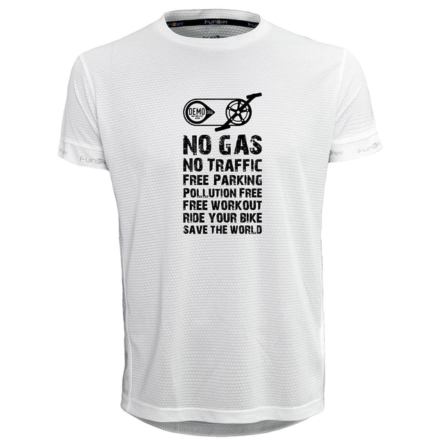 Funkier | לאוהבי רכיבה חולצת דרייפיט אופנתית גזרת יוניסקס בעיצוב NO GAS