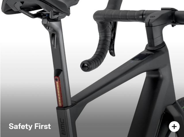 כביש חשמלי BMC Roadmachine 01 AMP THREE e-Road