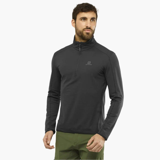 SALOMON OUTRACK HALF ZIP MID - עליונית שרוול ארוך גברים