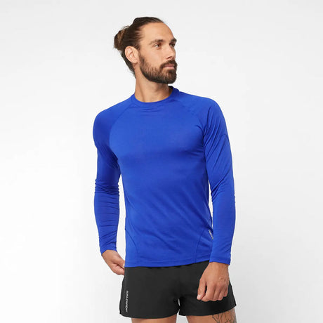 SALOMON CROSS RUN LS TEE - חולצת ריצה שרוול ארוך גברים