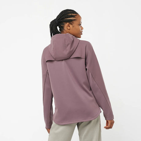 SALOMON RUNLIFE HOODIE - קפוצ'ון רוכסן מלא נשים