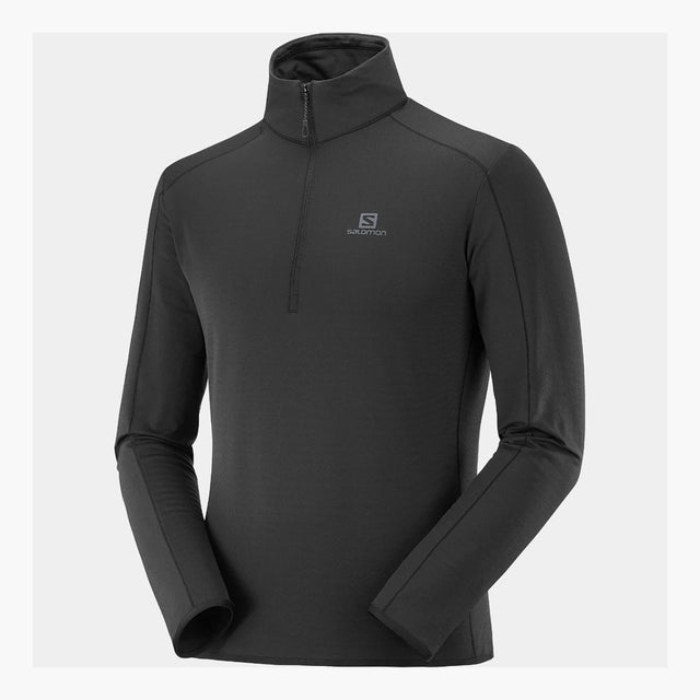 SALOMON OUTRACK HALF ZIP MID - עליונית שרוול ארוך גברים