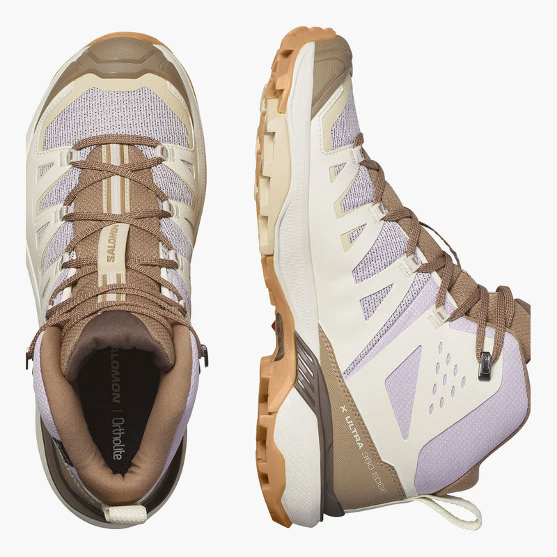 SALOMON X ULTRA 360 EDGE MID GORE-TEX - נעלי טיולים אטומות למים נשים