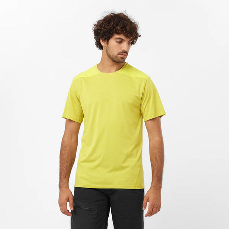 SALOMON OUTLINE SS TEE - חולצת טיולים שרוול קצר גברים