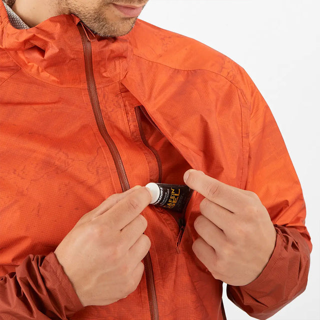 SALOMON BONATTI WATERPROOF JACKET - מעיל גשם גברים