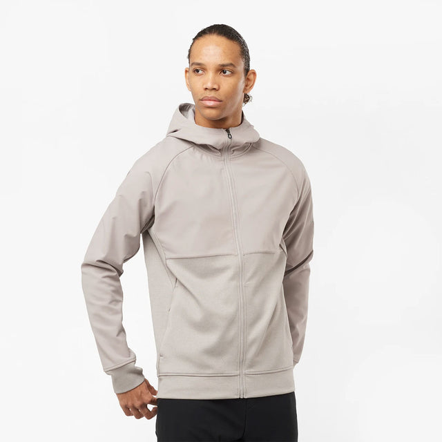 SALOMON RUNLIFE HOODIE - קפוצ'ון רוכסן מלא גברים