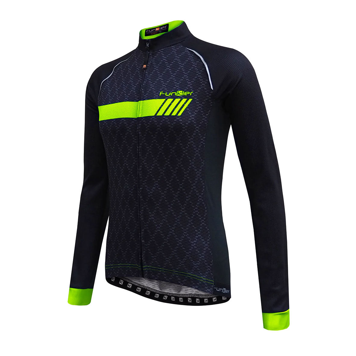 Funkier J-798-L - חולצת רכיבה ארוכה לגברים