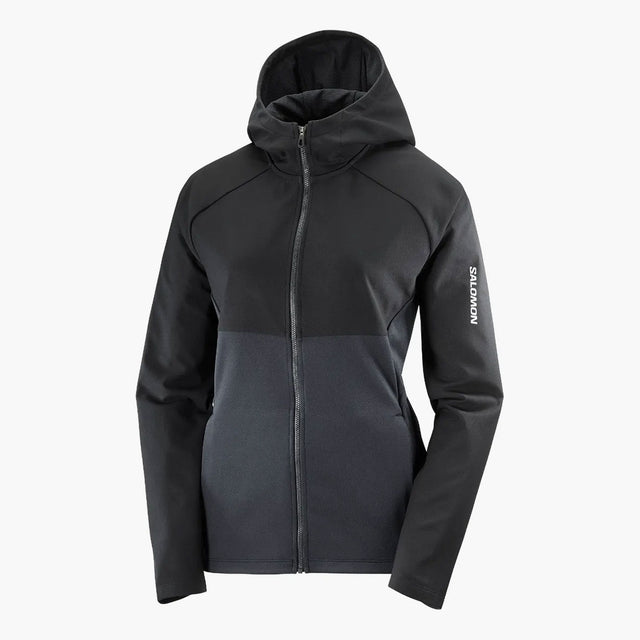 SALOMON RUNLIFE HOODIE - קפוצ'ון רוכסן מלא נשים