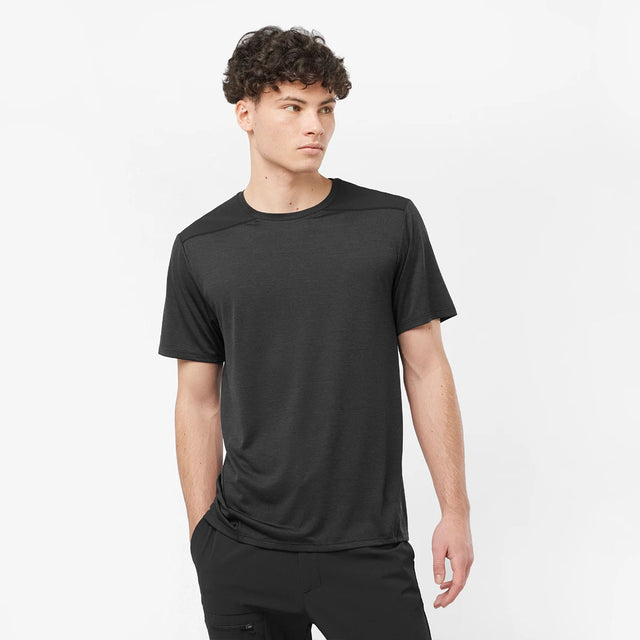 SALOMON OUTLINE SS TEE - חולצת טיולים שרוול קצר גברים