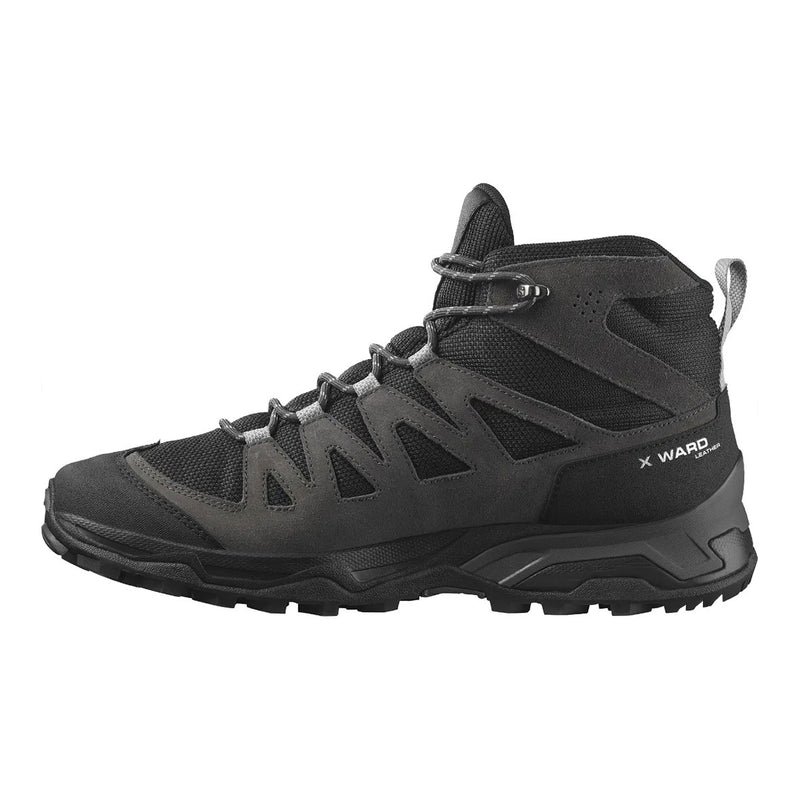 SALOMON X WARD LEATHER MID GORE-TEX - נעלי טיולים לגברים סלומון