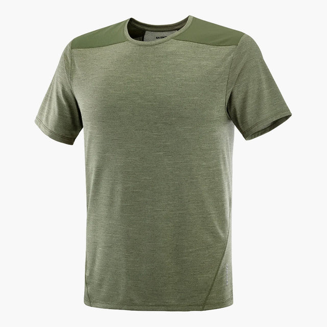 SALOMON OUTLINE SS TEE - חולצת טיולים שרוול קצר גברים