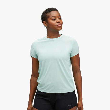 HOKA W AIROLITE RUN SHORT SLEEVE - חולצת ריצה קצרה לנשים