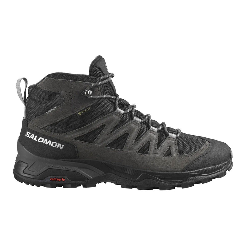 SALOMON X WARD LEATHER MID GORE-TEX - נעלי טיולים לגברים סלומון