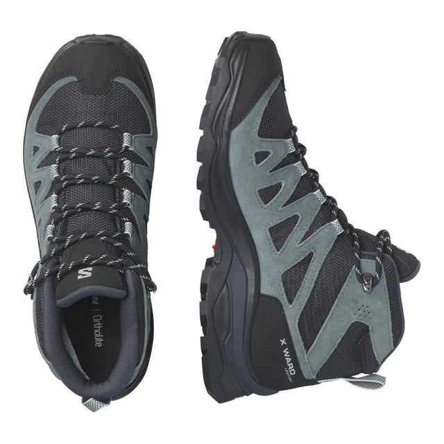 SALOMON X WARD LEATHER MID GORE-TEX - נעלי טיולים לנשים סלומון