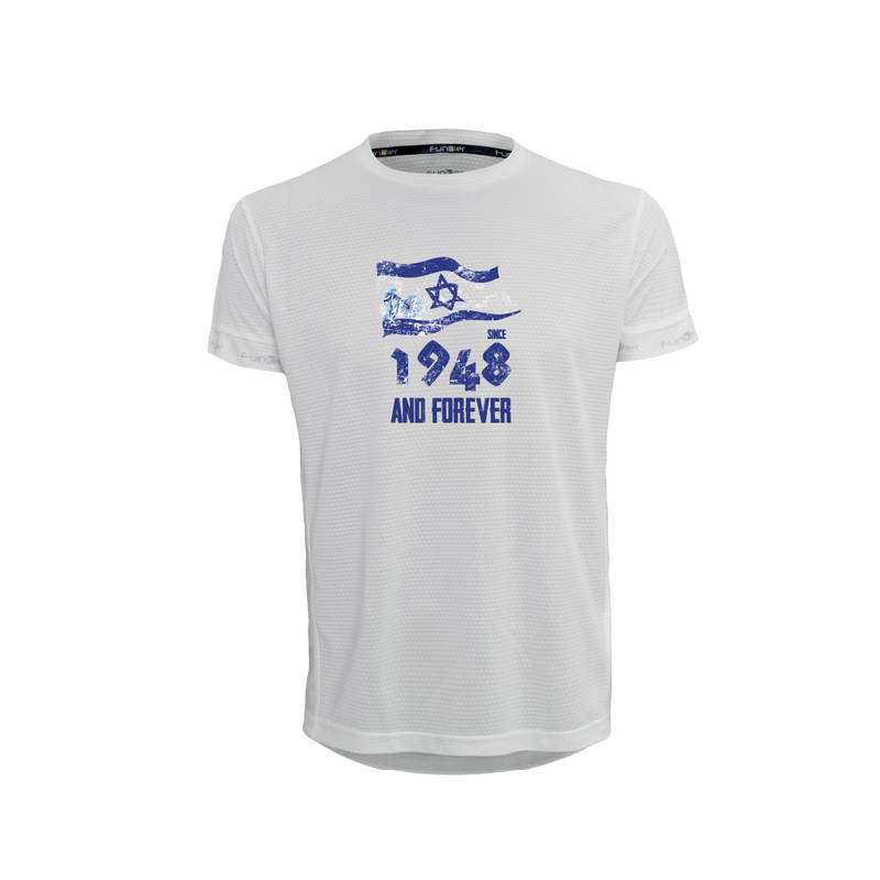 Funkier FOREVER ISRAEL - חולצת דרייפיט מנדפת עיצוב רכיבה