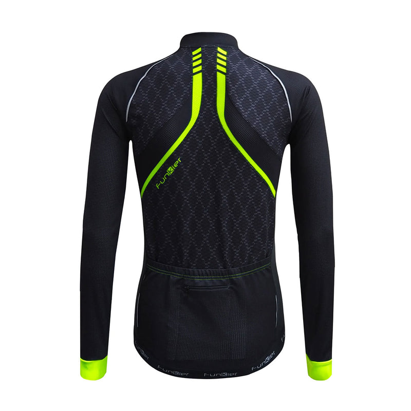 Funkier J-798-L - חולצת רכיבה ארוכה לגברים