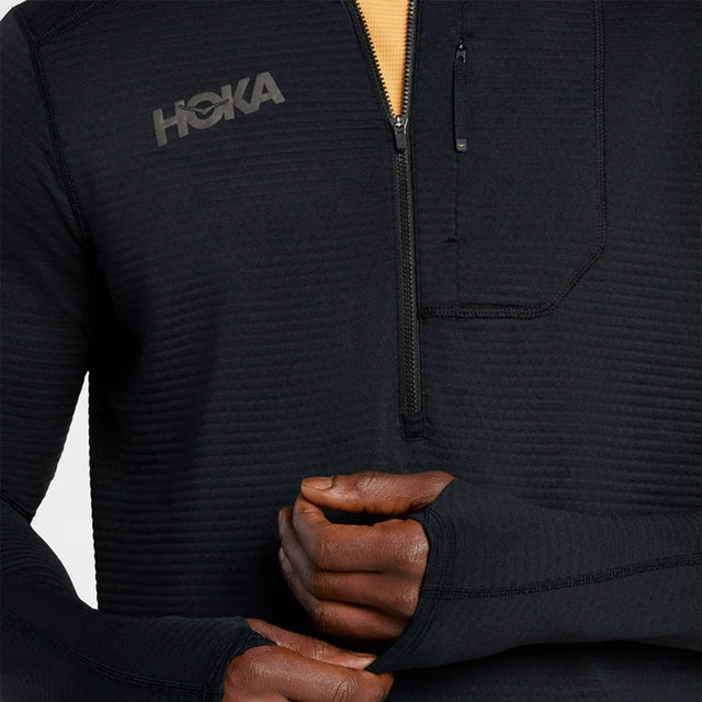 HOKA M 1/2 ZIP - עליונית ריצה חצי רוכסן לגברים