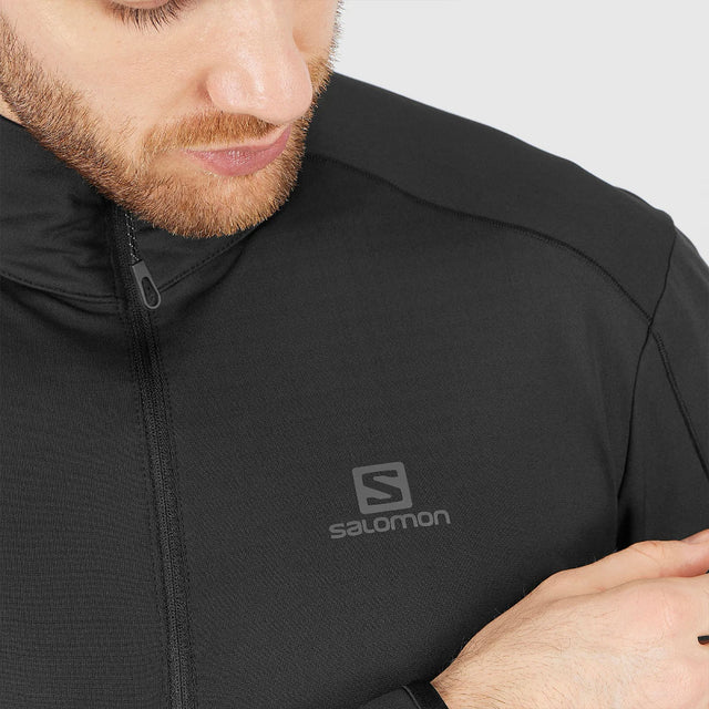 SALOMON OUTRACK HALF ZIP MID - עליונית שרוול ארוך גברים