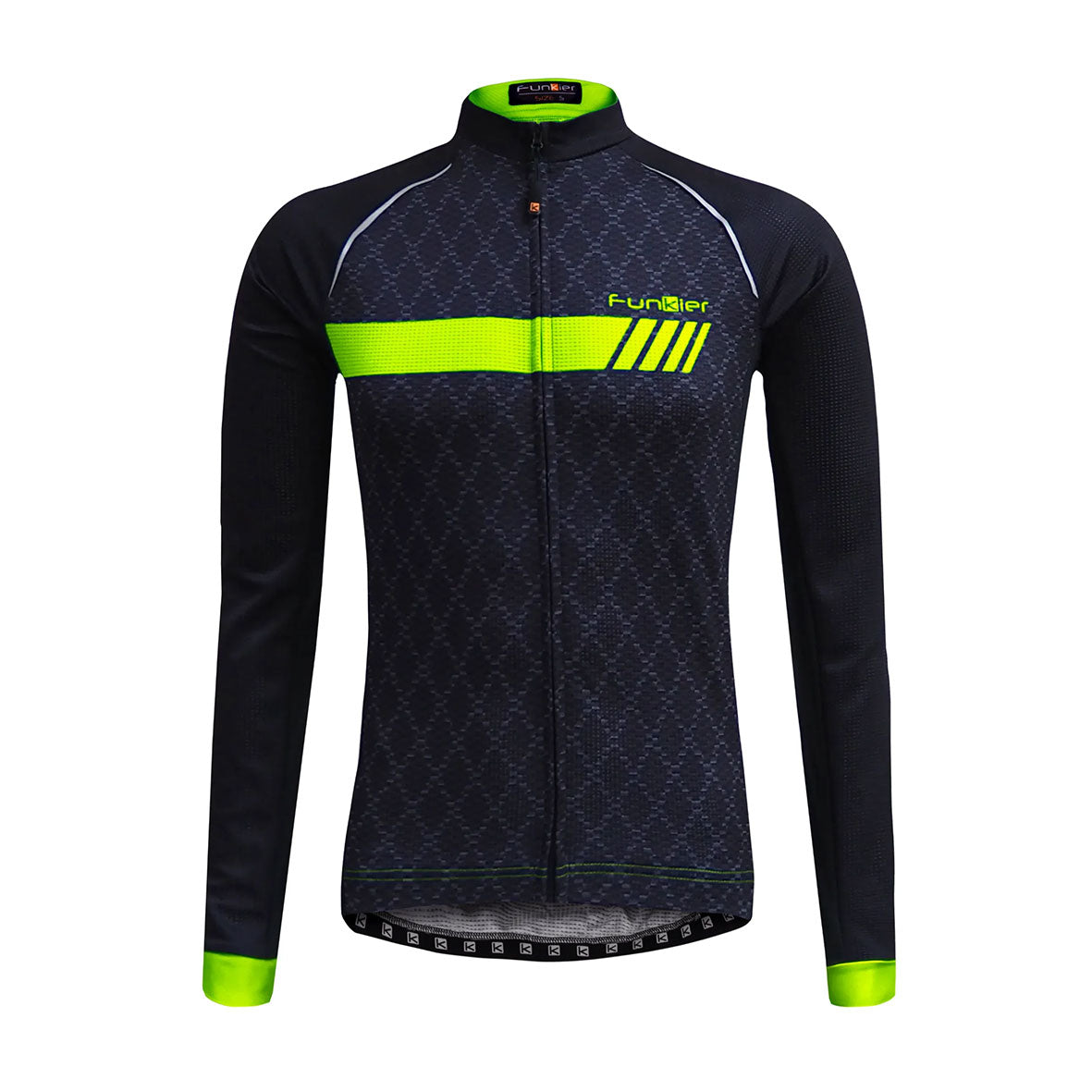 Funkier J-798-L - חולצת רכיבה ארוכה לגברים