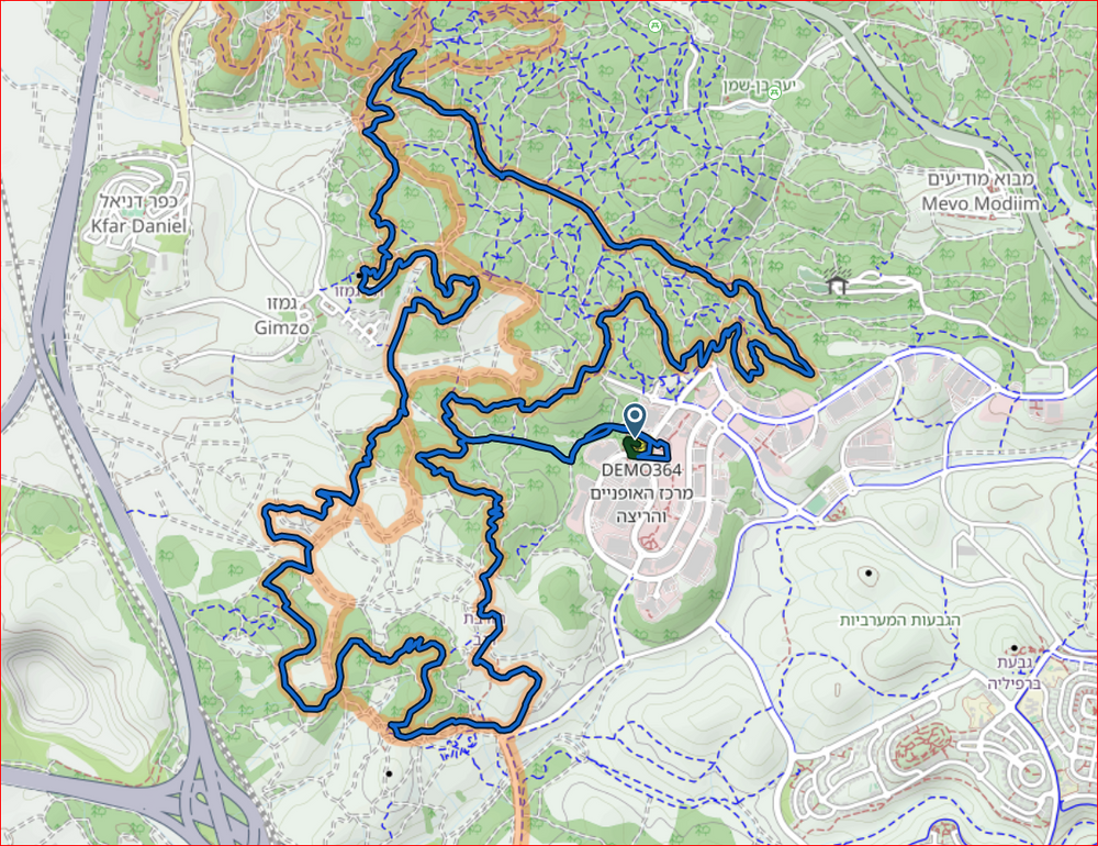 תמונה מהמסלול