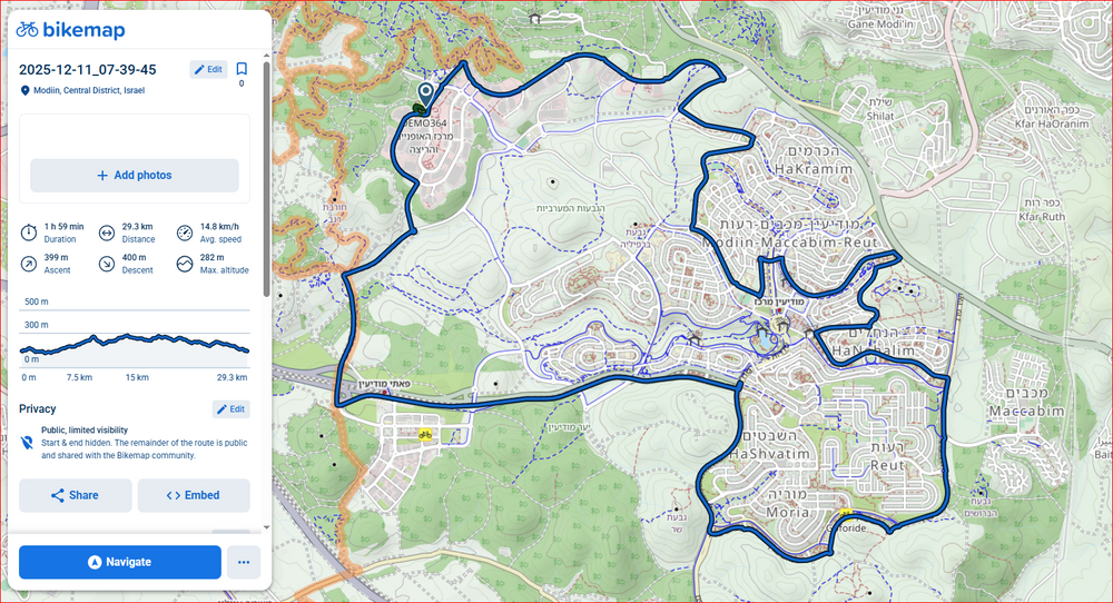 תמונה מהמסלול