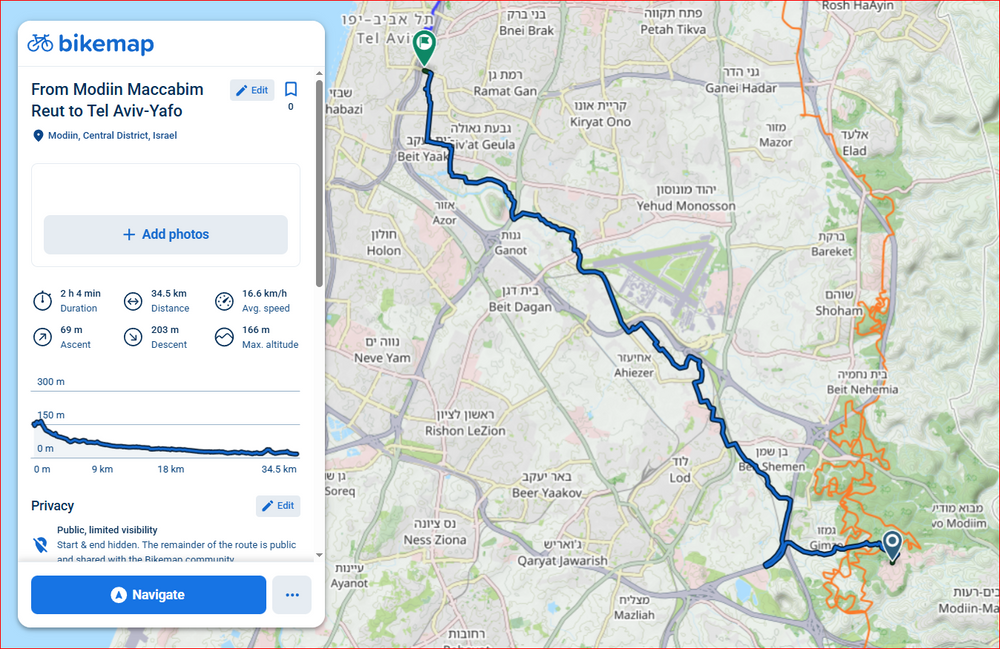 תמונה מהמסלול