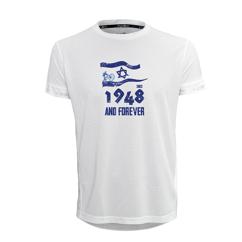 Funkier FOREVER ISRAEL - חולצת דרייפיט מנדפת עיצוב אופניים ישראל