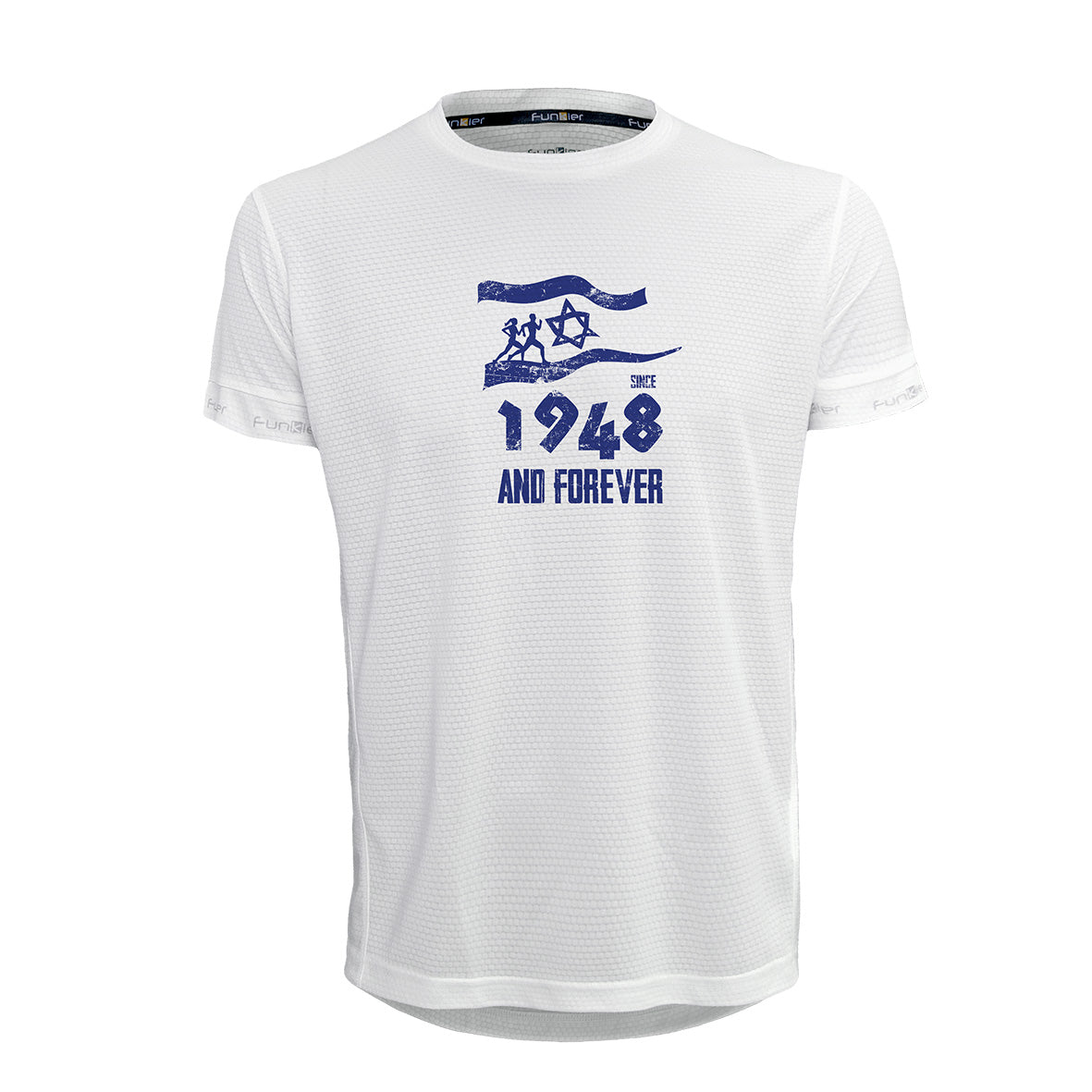 Funkier FOREVER ISRAEL - חולצת דרייפיט מנדפת עיצוב ריצה